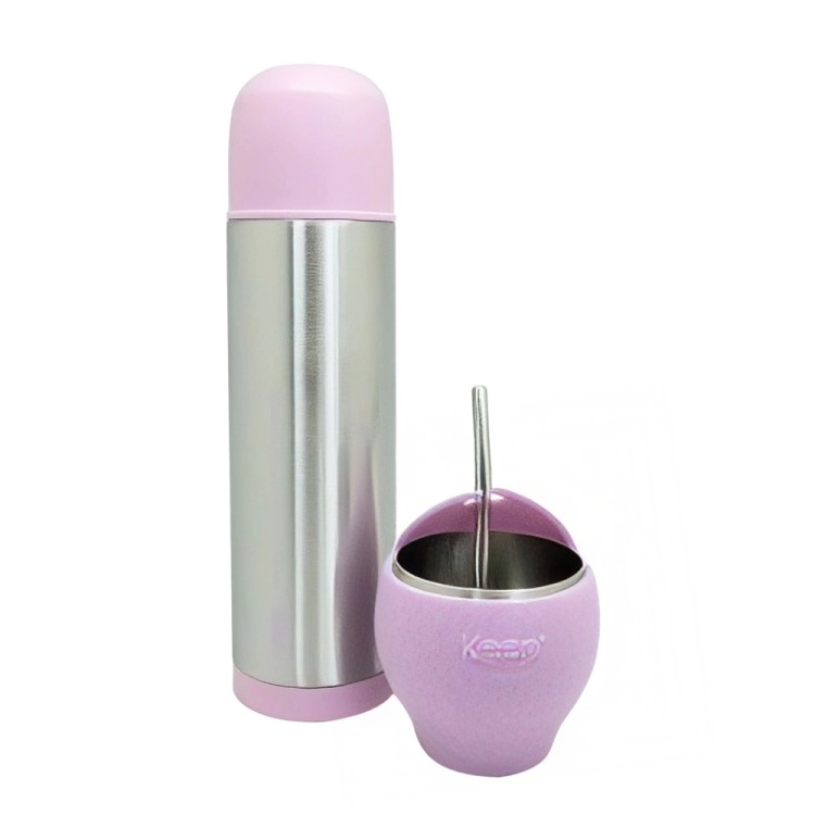 SET MATE + TERMO BALA KEEP ROSA - 2