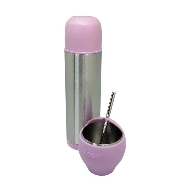 SET MATE + TERMO BALA KEEP ROSA - 3