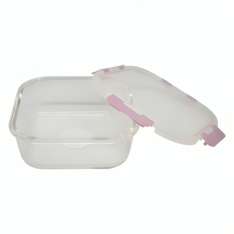 CONTENEDOR HERME TICO KEEP CUADRADO GLASS 2200 ML (COLOR AL AZAR) - 1