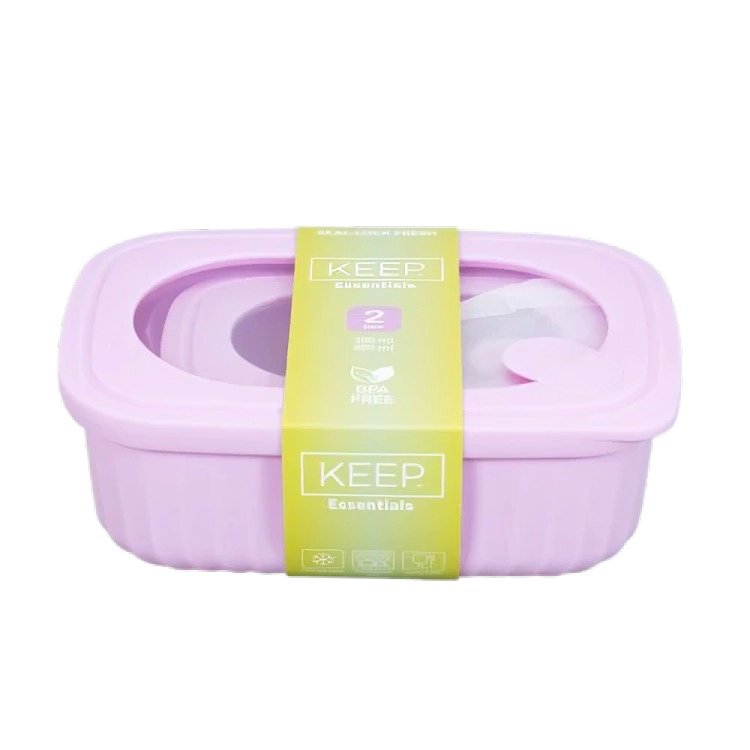 PACK CONTENEDOR HERMETICOS RECTANGULAR ESSENTIALS 850 + 380 ML - 1
