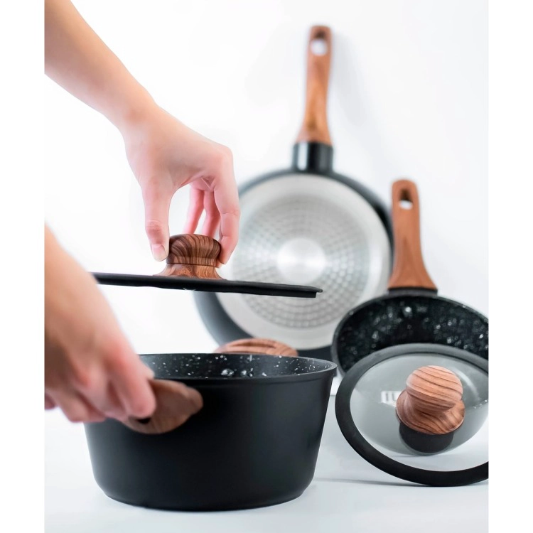 BATERIA DE COCINA KEEP GRANITE LINE 7 PIEZAS - 4