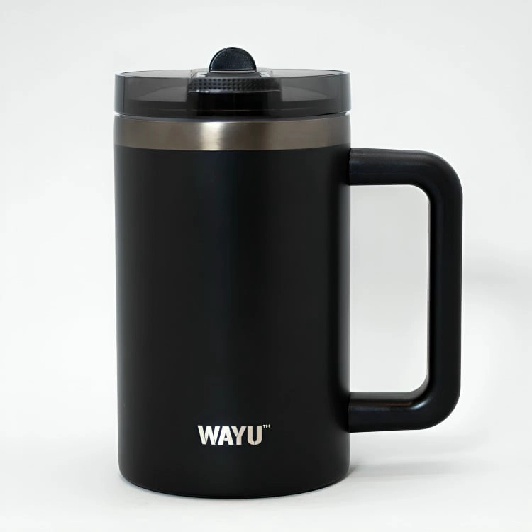 VASO 650ML BLACK INSULATED MATTE WAYU - 3