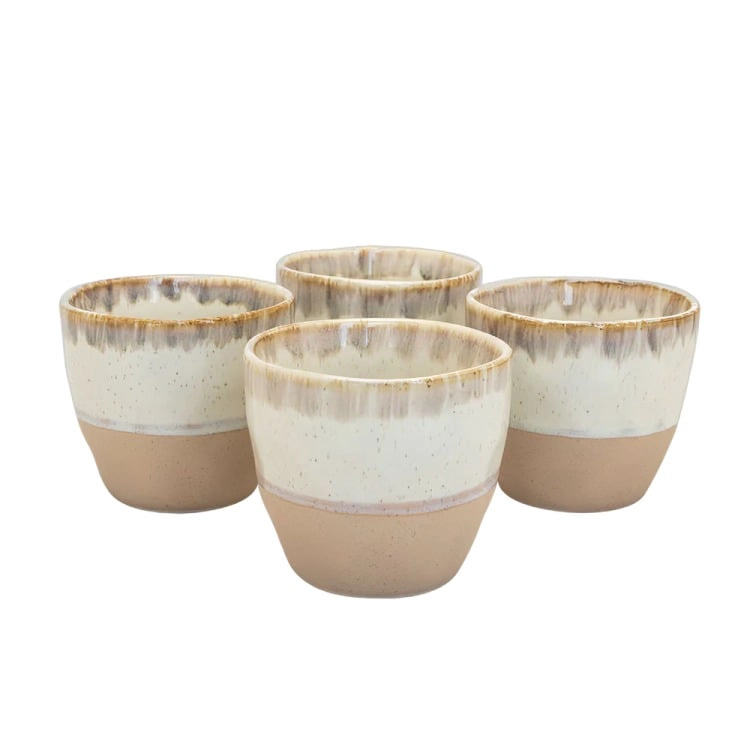 SET 4 VASOS CERAMICA SMOKE WAYU - 3