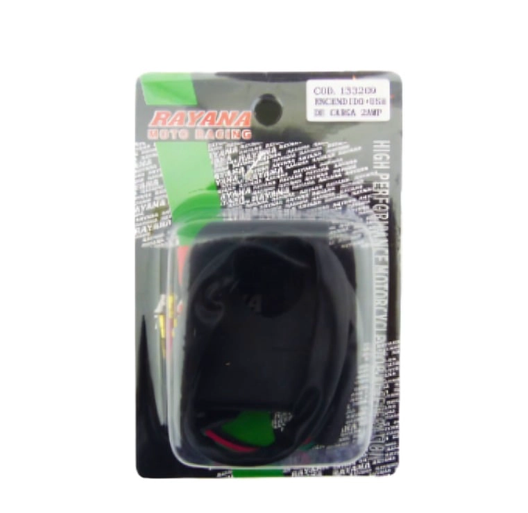 BOTON SWITCH CORTA CORRIENTE UNIVERSAL PARA MOTO CON PUERTO USB 2A - 3