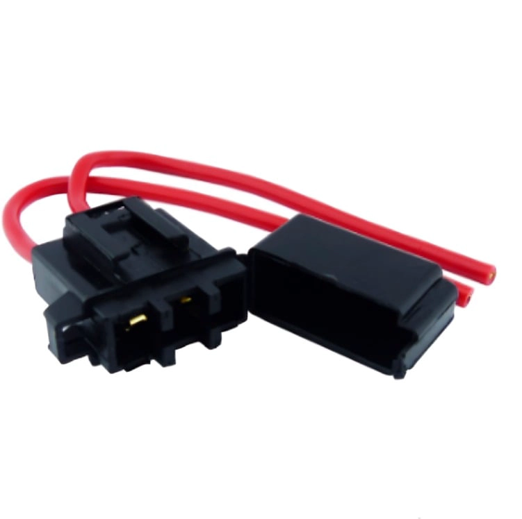 PORTA FUSIBLE GRANDE PARA AUTO SET X 2 PCS CON CABLE AUTOGP - 2