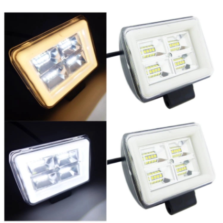NEBLINERO 16 LED + ARO DUO COLOR ESTROBO DEZZER - 2