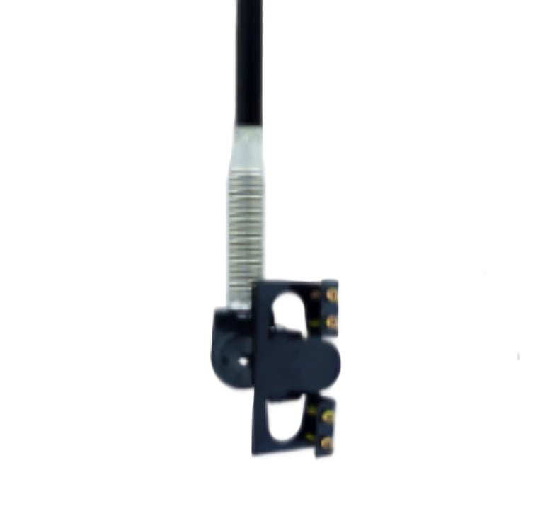 ANTENA LATIGO FLEXIBLE PARA AUTO 2 METROS CON BASE DE AGARRE - 1