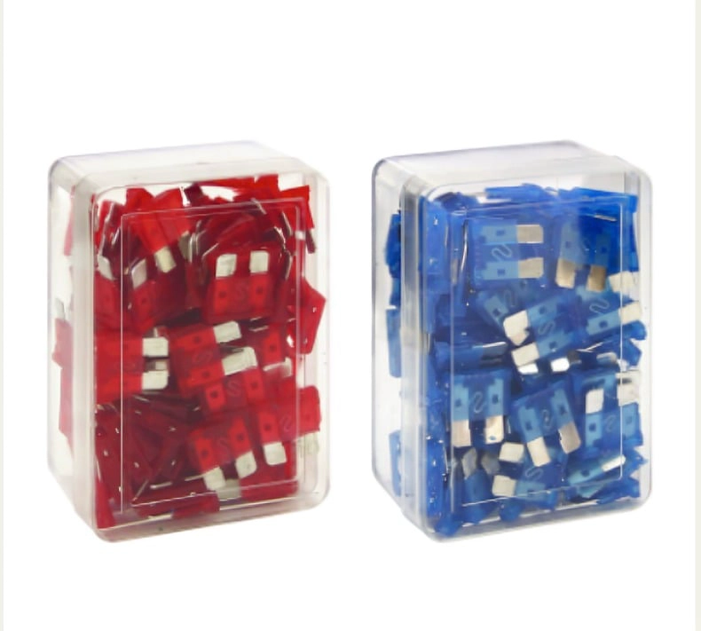 CAJA FUSIBLES X 100 PAR AUTO DIFERENTES AMPERES - 3