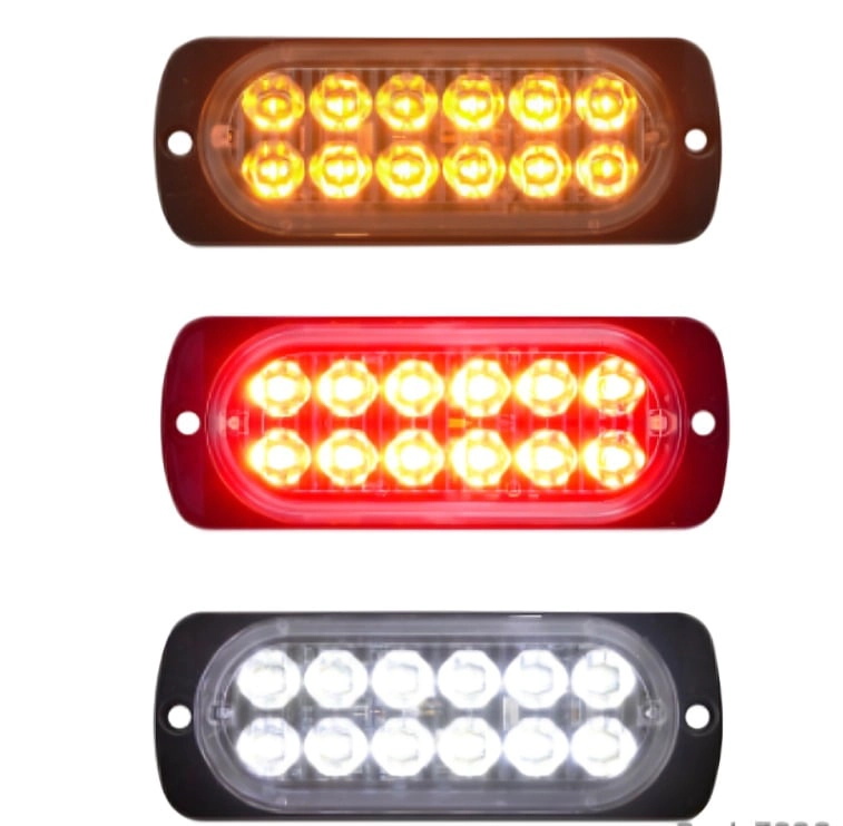 LUZ LED NEBLINERO ESTROBO LED UNIVERSAL 12V/24V TRICOLOR PARA VEHICULOS - 1