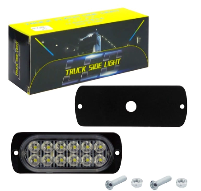 LUZ LED NEBLINERO ESTROBO LED UNIVERSAL 12V/24V TRICOLOR PARA VEHICULOS - 3