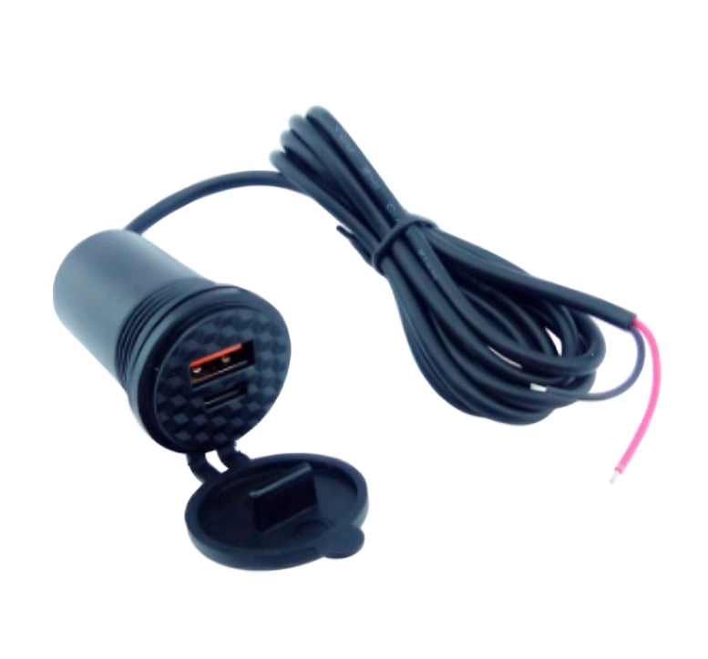 CARGADOR PD Y USB PARA MOTO Y OTROSFAST CHARGE - 1