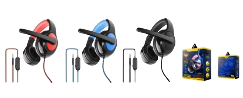 AUDIFONOS HEADSET MULTIMEDIA P6 3.5 MM CON ADAPTADOR OLG0122 - 2