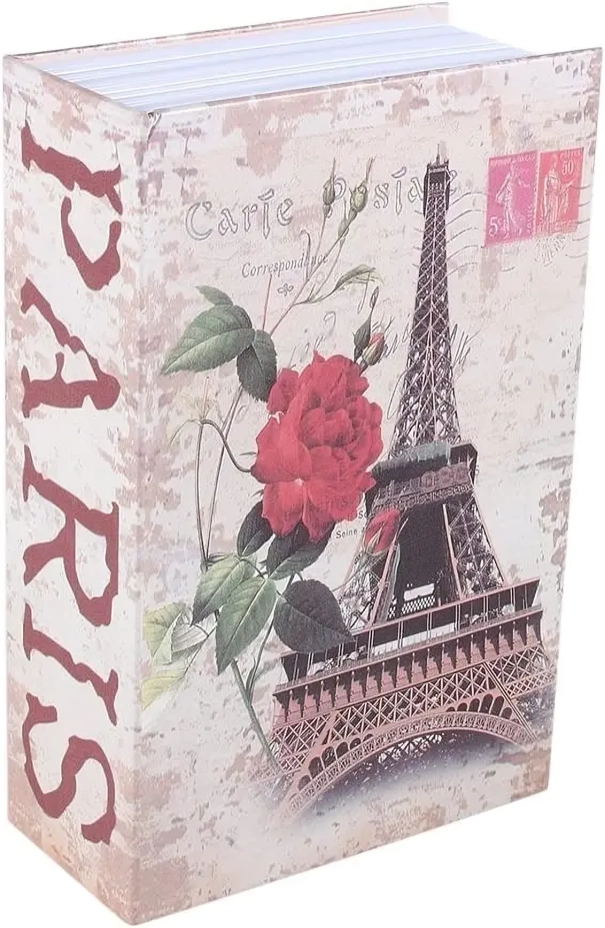 CAJA FUERTE DISEÑO DE LIBRO DISEÑO VARIADO 24CMX15,5CM - 2