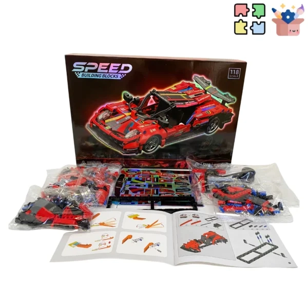 AUTO DE CONSTRUCCION 1:18 ARMABLE 420+ PZS - 1