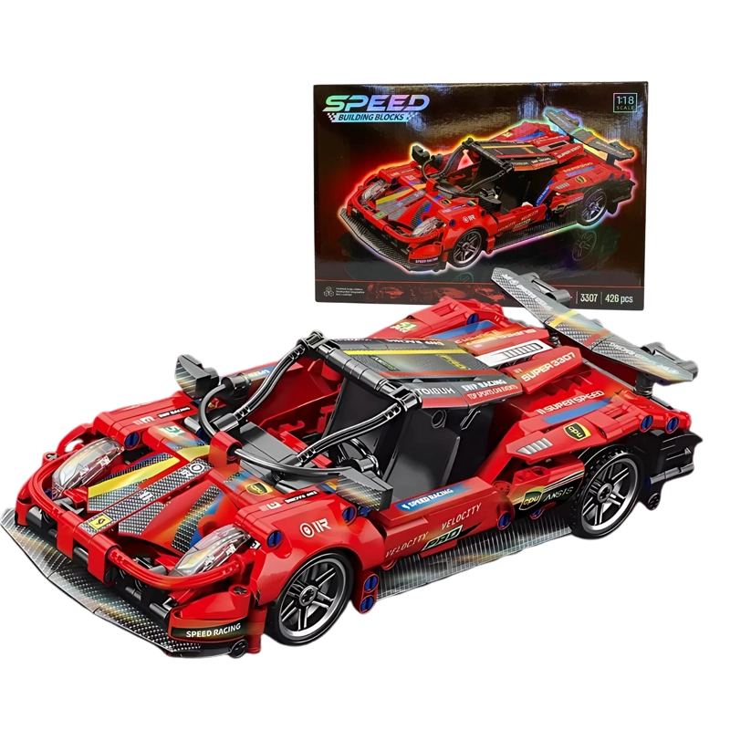 AUTO DE CONSTRUCCION 1:18 ARMABLE 420+ PZS - 2
