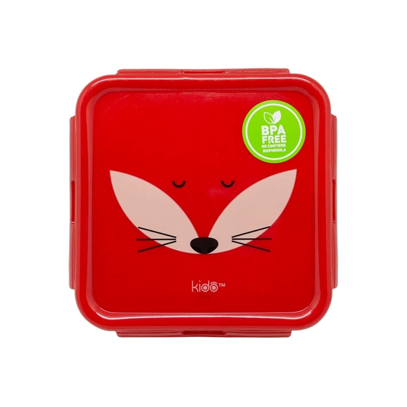 HERMETICO 500ML KIDO ANIMALS ROJO - 3