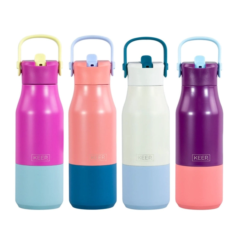 BOTELLA INSULADA COLORS 700ML FLASK KEEP ROSADO - 1