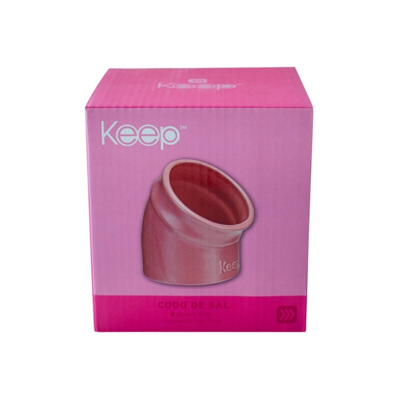 CODO CONTENEDOR  SAL KEEP ROSADO - 1