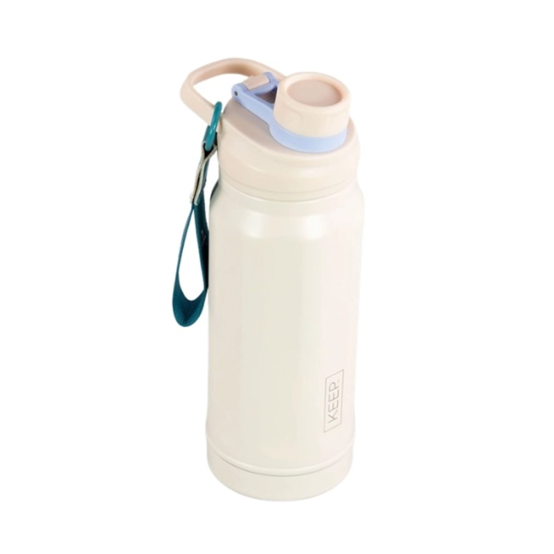 BOTELLA INSULADA STRAP 650ML FLASK KEEP BLANCO - 1