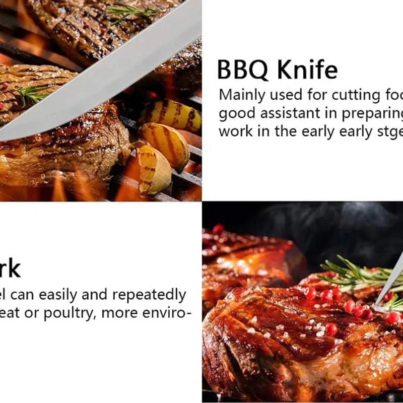 SET PARRILLERO ASADO BARBACOA 5 PCS EN MALETA KIT PARRILLA - 2