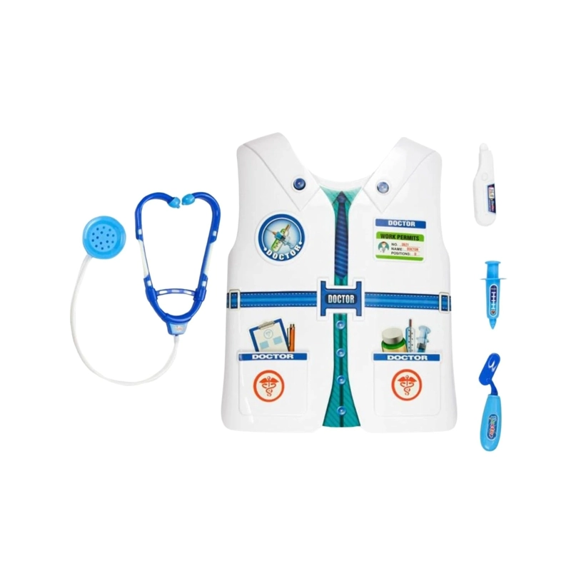 PACK X3 DISFRAZ DE DOCTOR - 1