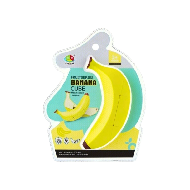 PACK X3 CUBO MAGICO 3D BANANA - 1