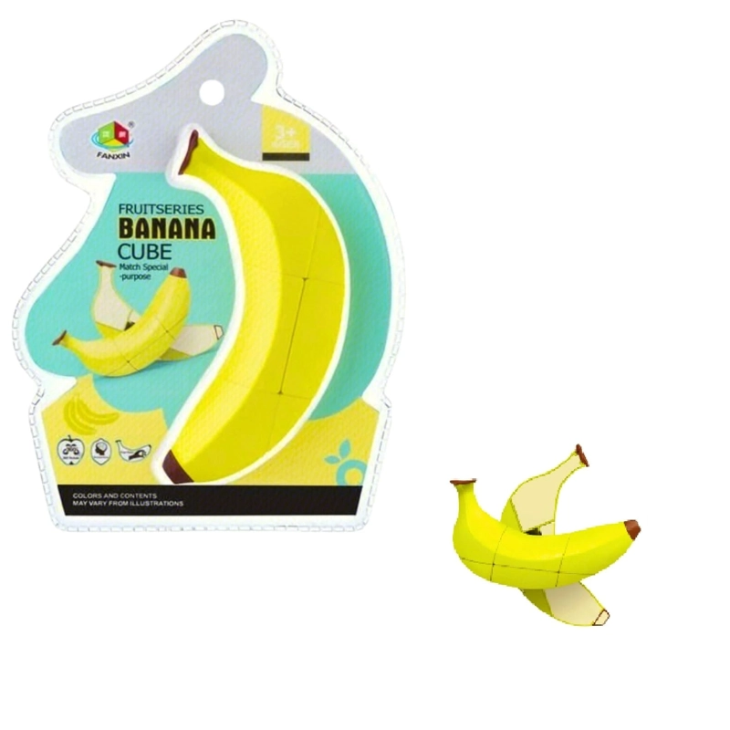 PACK X3 CUBO MAGICO 3D BANANA - 3