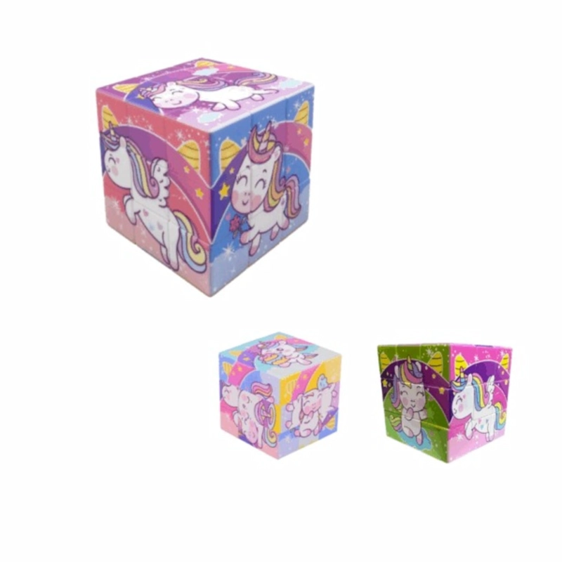 PACK X3 CUBO MAGICO UNICORNIO - 3