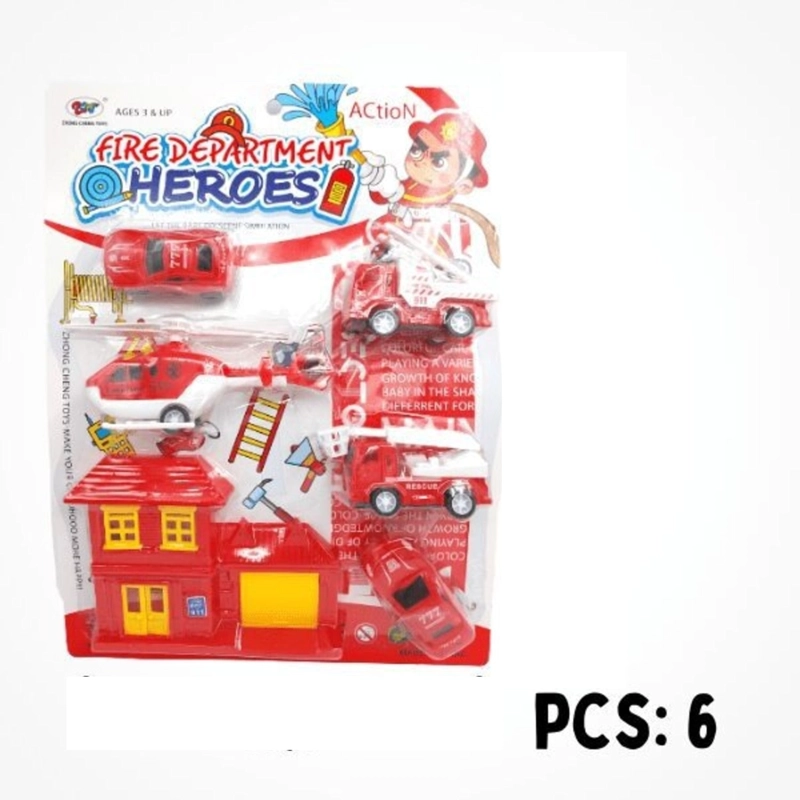 PACK X3 CARTON SET BOMBEROS - 4