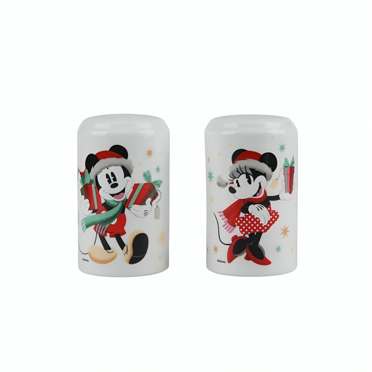 SERVILLETERO CERAMICA NAVIDAD DISNEY CLASSIC + SALEROS - 1