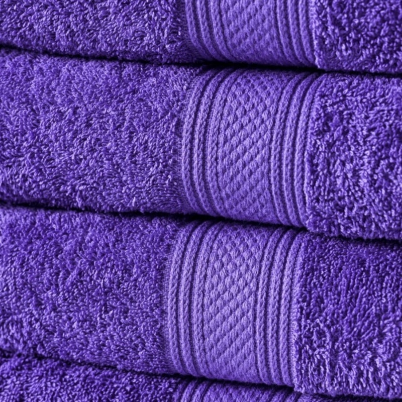 TOALLA DE BAÑO 100% ALGODON 450 GRS. 70×140 CM / MORADO – AMERICAN FAMILY BY CANNON - 3