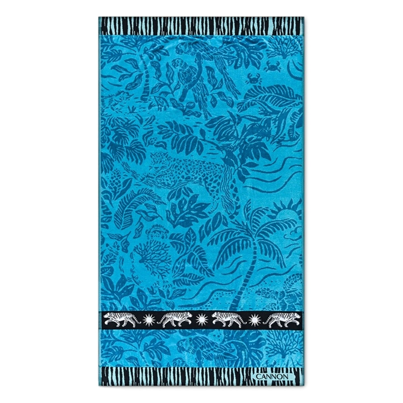 TOALLA DE PLAYA 420GR. 80×160 CM. JACQUARD / LIANA – CANNON - 2
