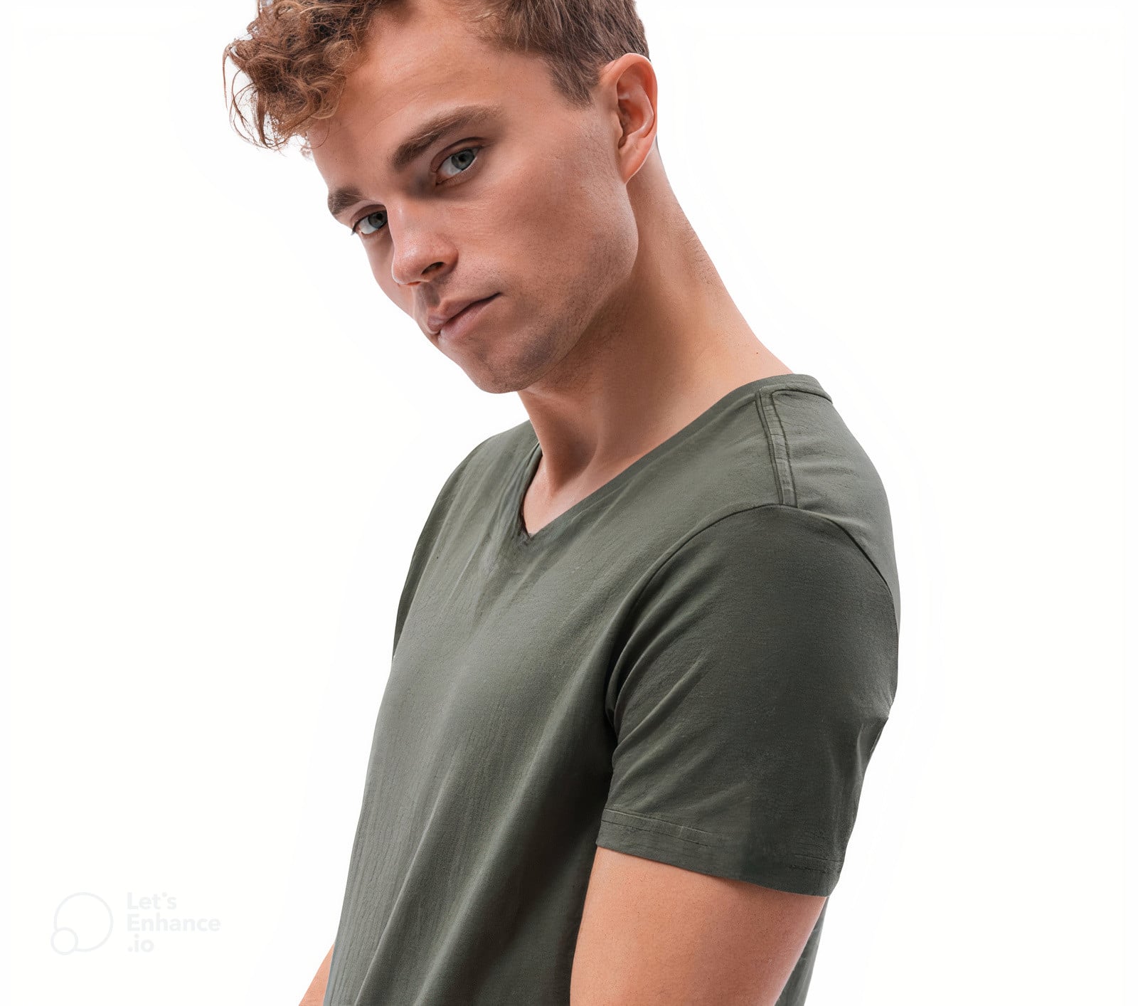 POLERA HOMBRE CASUAL CLASSIC SLIM FIT - 1