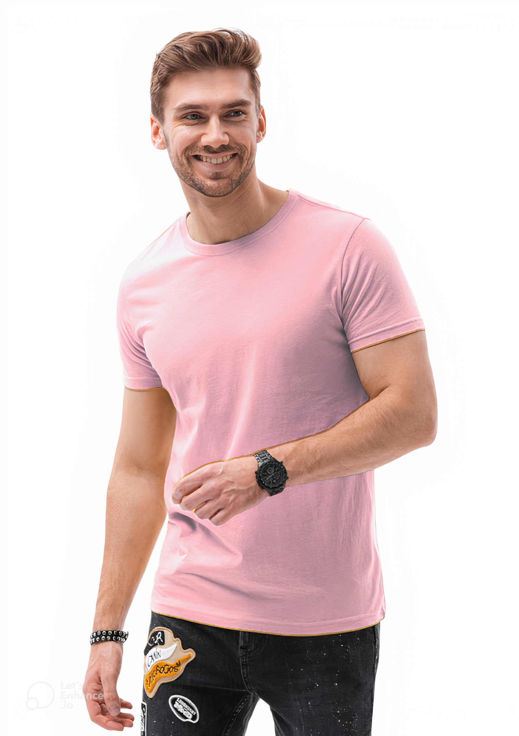 POLERA HOMBRE CASUAL CLASSIC MANGA CORTA - 1