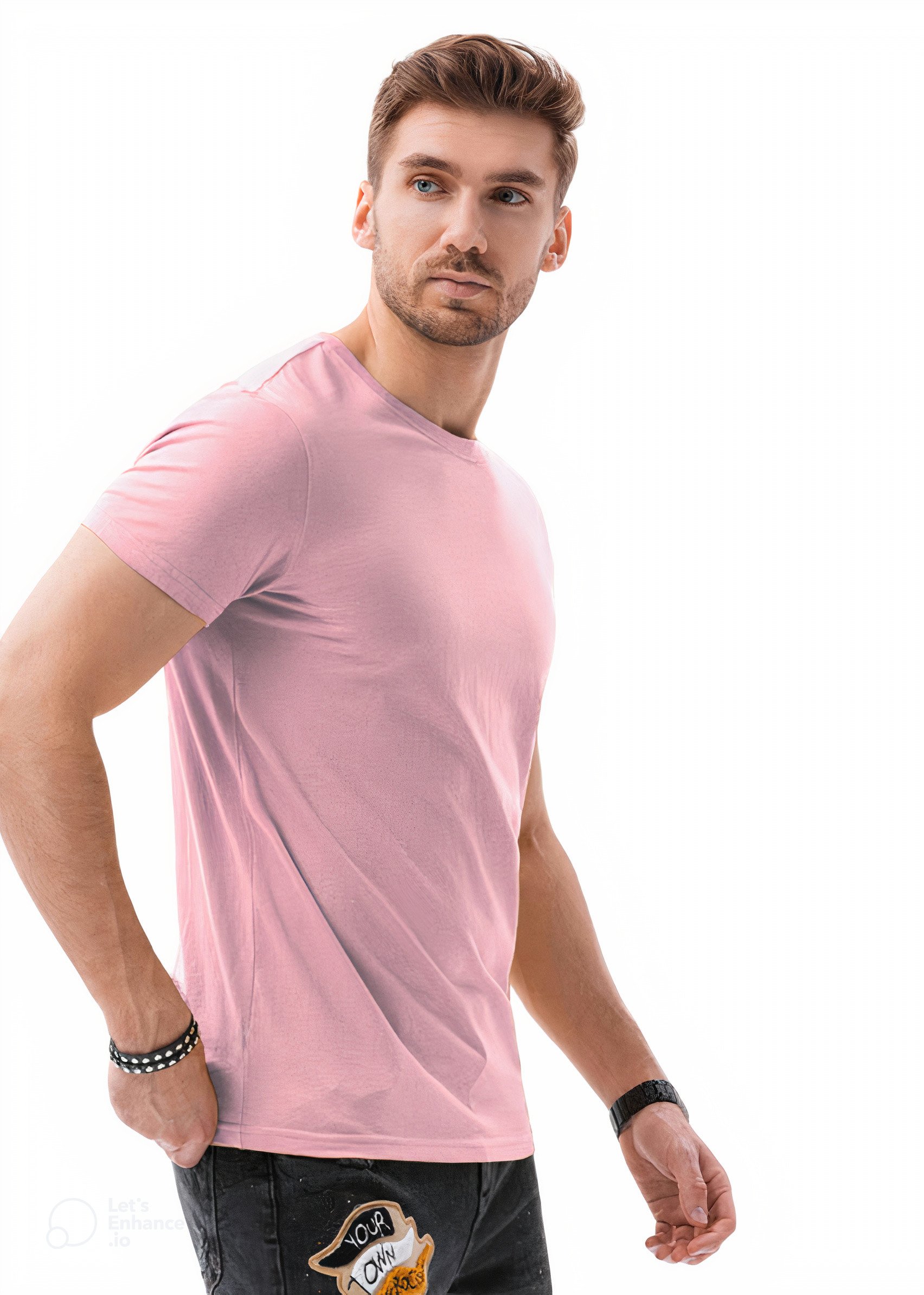 POLERA HOMBRE CASUAL CLASSIC MANGA CORTA - 2