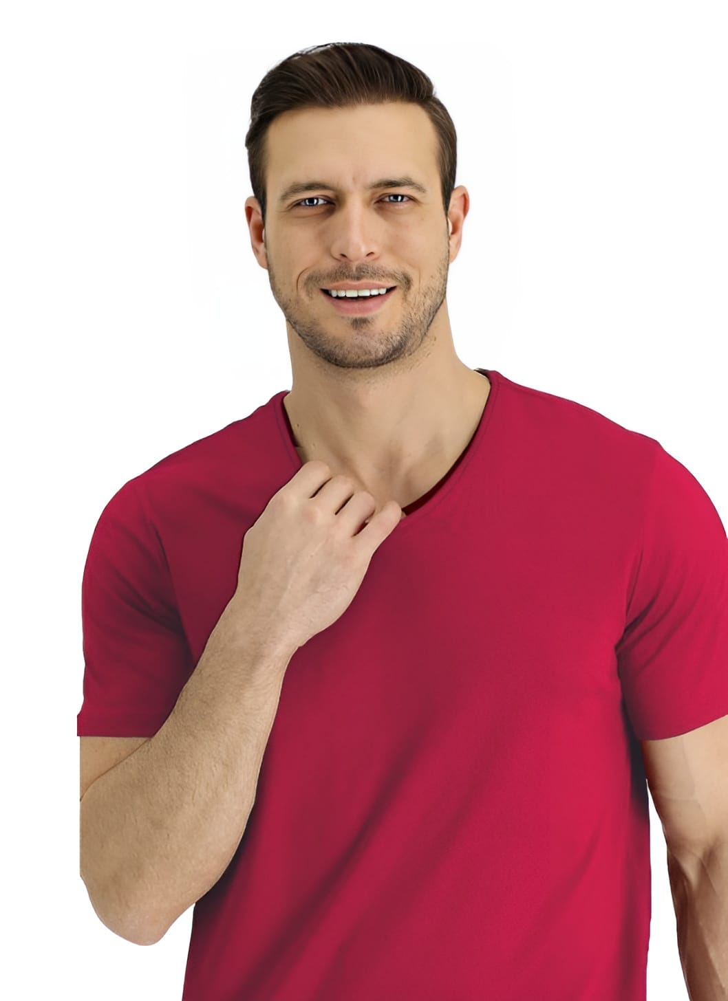 POLERA ELEGANTE HOMBRE MANGA CORTA - 2