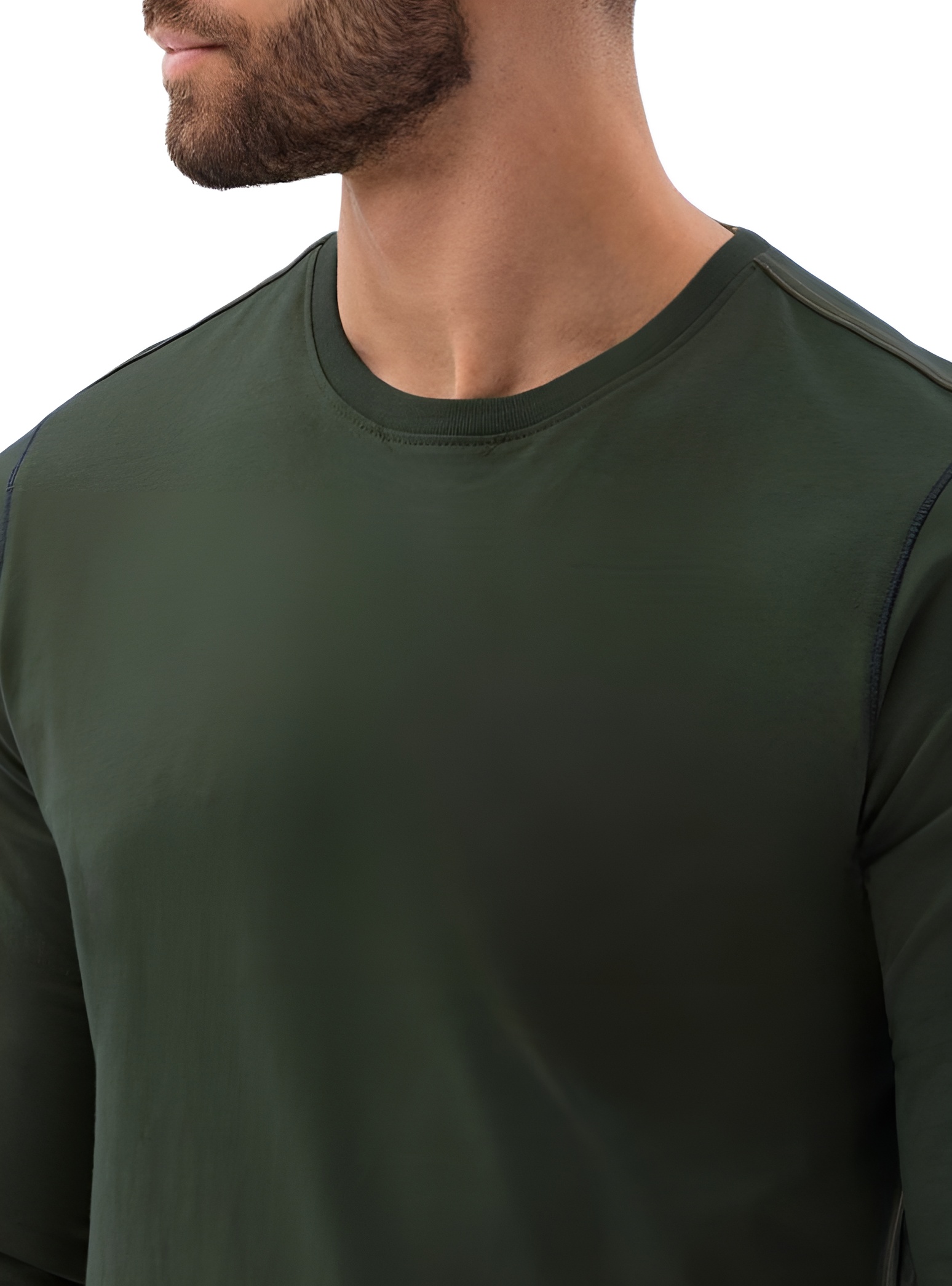 POLERA CASUAL CLASIC MEN MANGA LARGA - 3