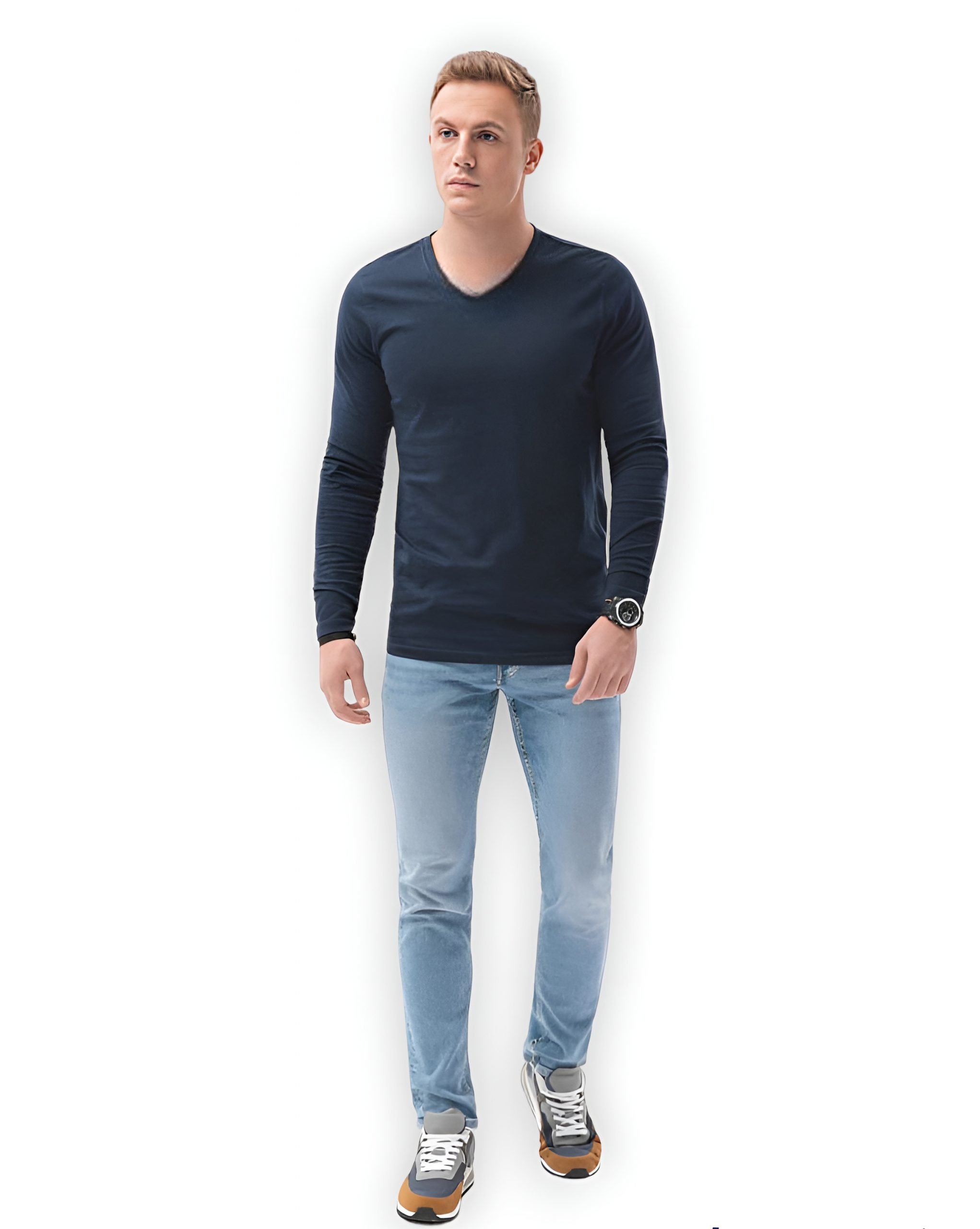 POLERA CLASSIC MANGA LARGA HOMBRE - 2