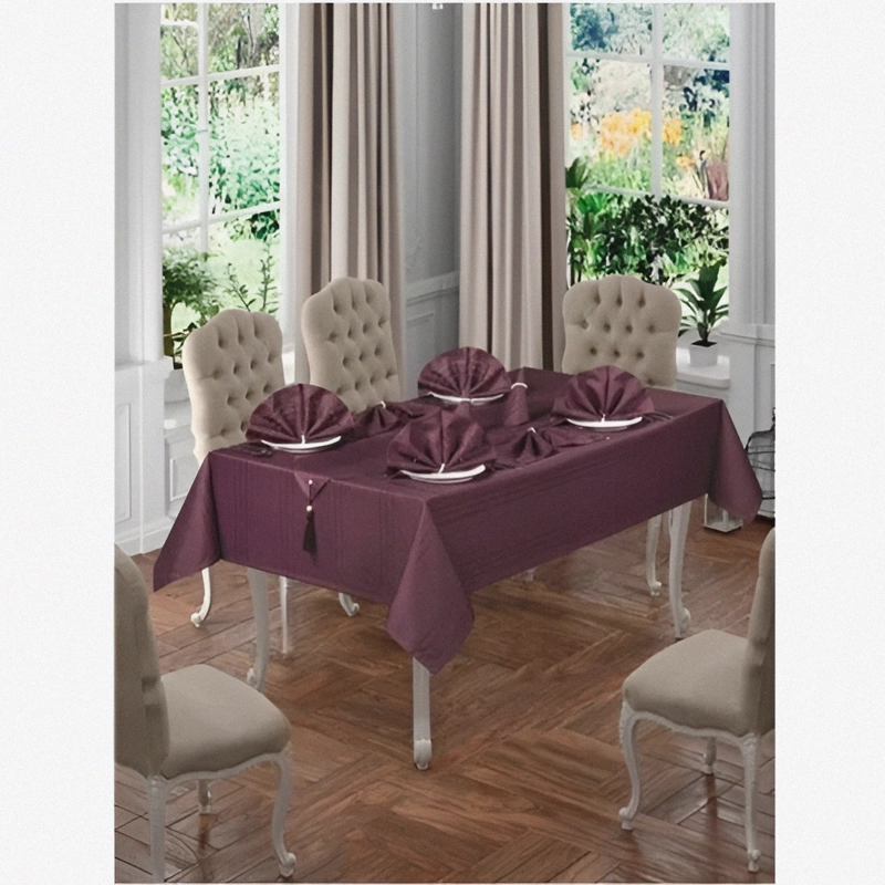 MANTEL ANTIMANCHAS RECTANGULO TEXTIL TURCO - 1