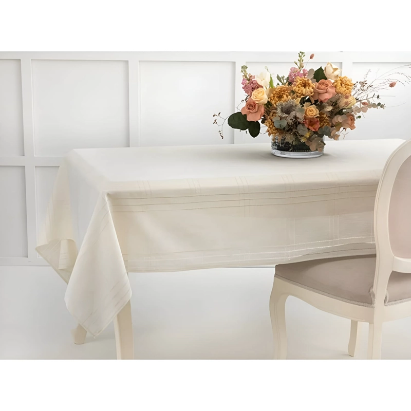 MANTEL ANTIMANCHAS RECTANGULO TEXTIL TURCO - 2