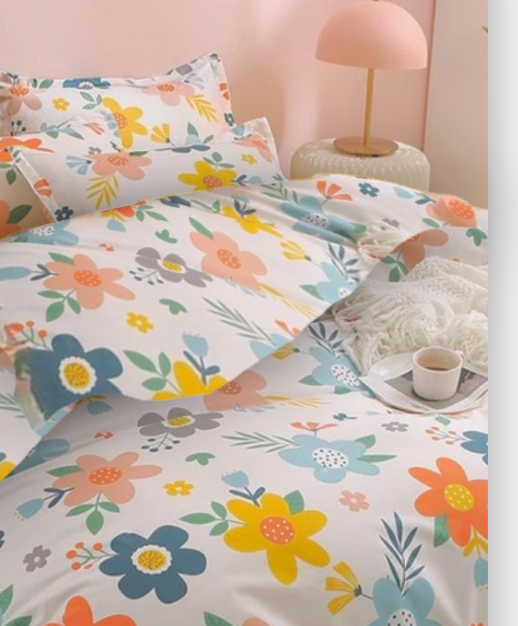 PLUMÓN MROTTO 2 PLAZAS MULTICOLOR ESTAMPADO BEDDING TURCA REVERSIBLE - 2