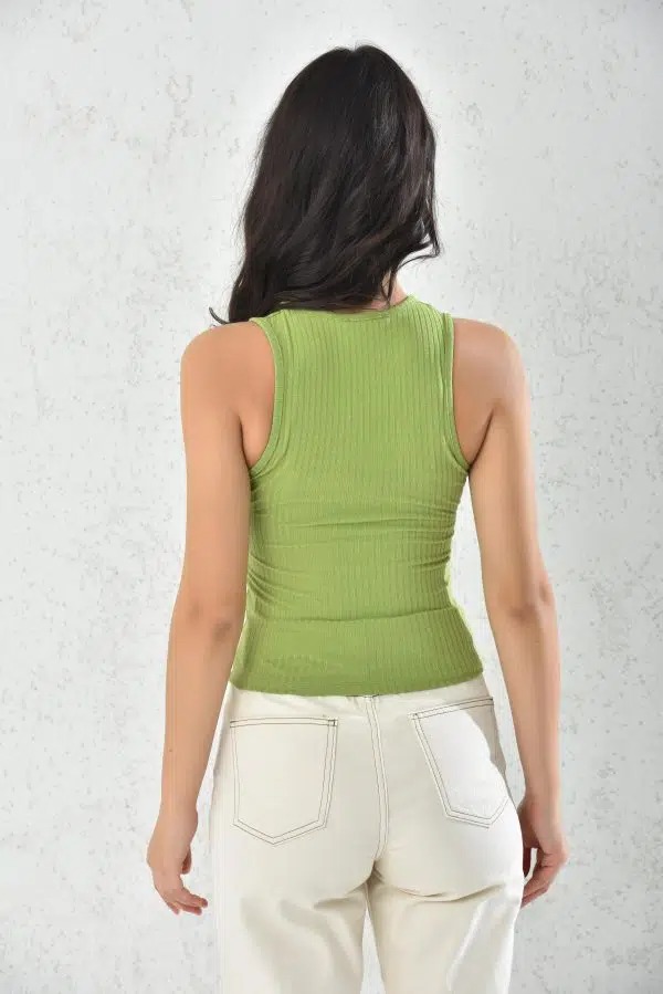 POLERA CASUAL MUJER SIN MANGAS - 4