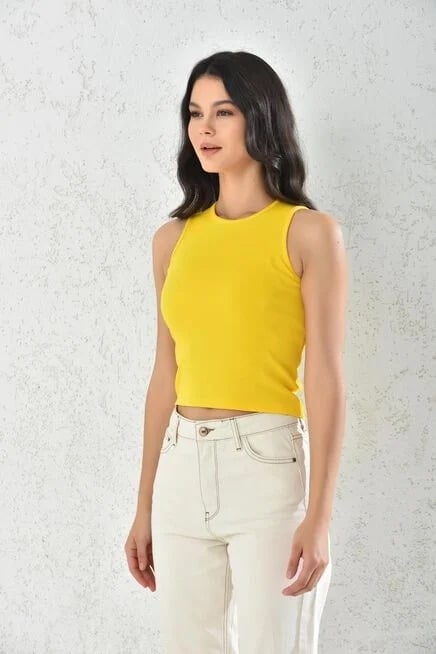 POLERA CASUAL MUJER SIN MANGAS - 1