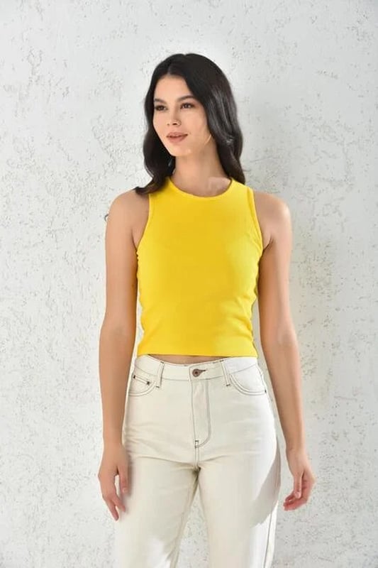 POLERA CASUAL MUJER SIN MANGAS - 3