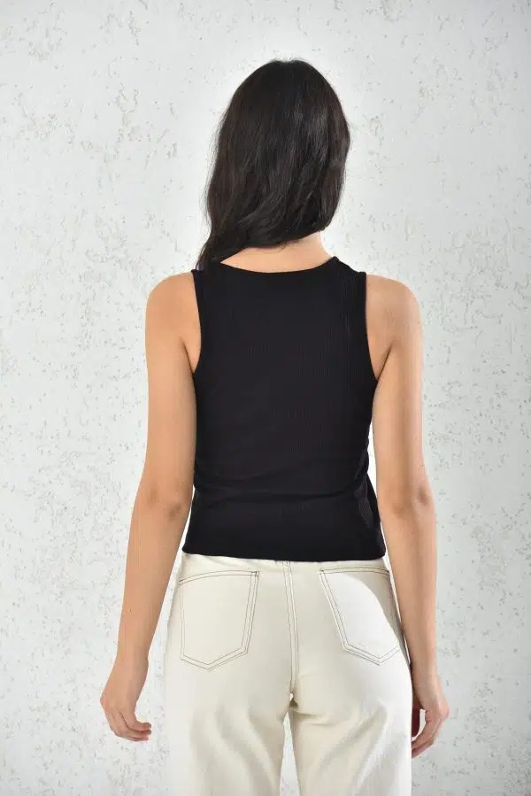 POLERA CASUAL MUJER SIN MANGAS - 3