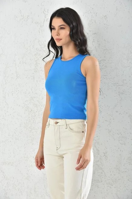POLERA CASUAL MUJER SIN MANGAS - 2