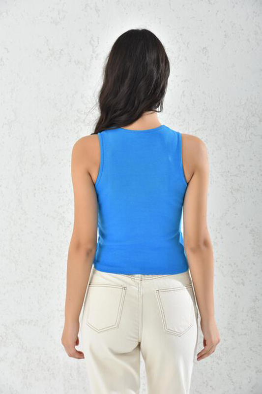 POLERA CASUAL MUJER SIN MANGAS - 3