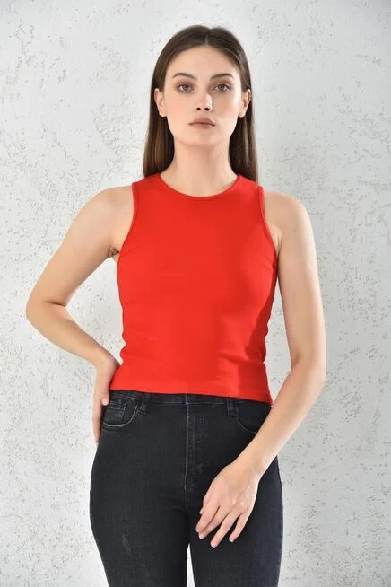 POLERA CASUAL MUJER SIN MANGAS - 2