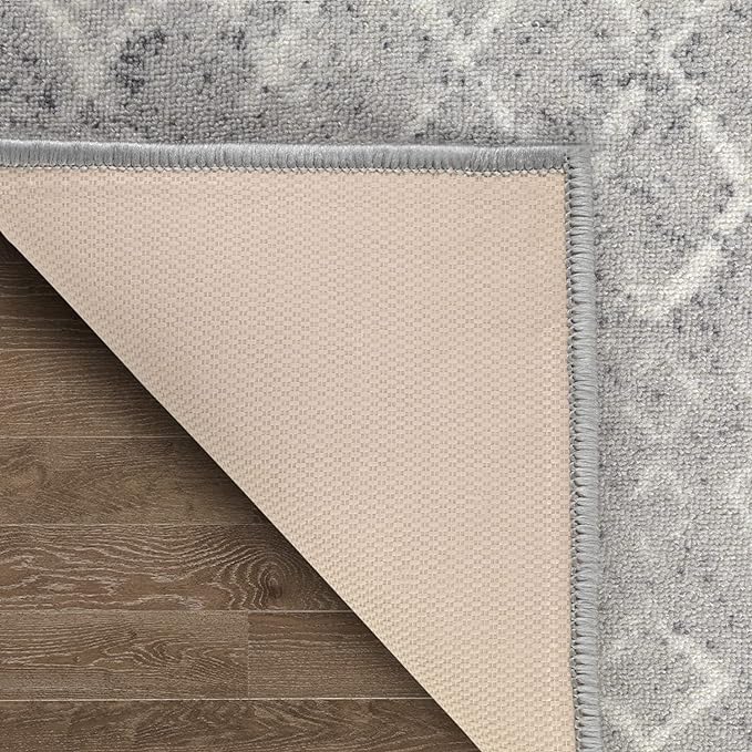 ALFOMBRA MROTTO ANTIDESLIZANTE CONTEMPORÁNEA MODERNA ALFODIA PASILLO GRIS 60 X 305 CM - 4