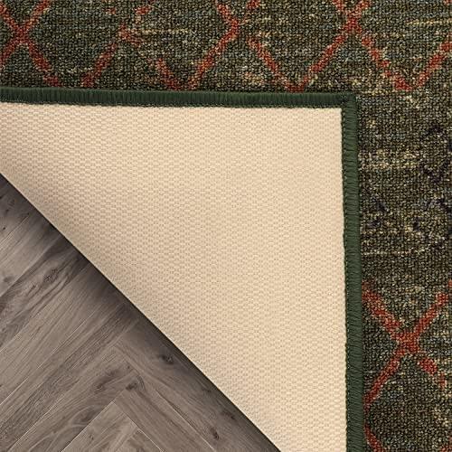 ALFOMBRA MROTTO ANTIDESLIZANTE CONTEMPORÁNEA MODERNA ALFODIA PASILLO VERDE 60 X 550 CM - 5